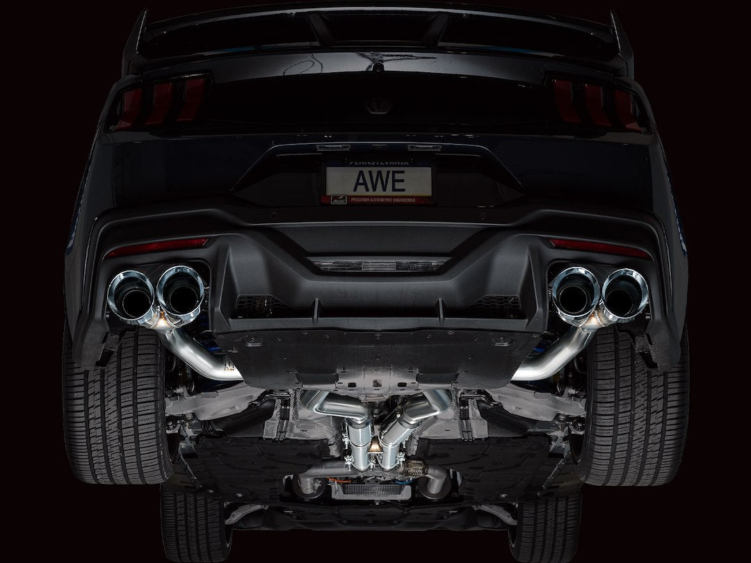 Product of AWE Tuning 3020-42375 Track Edition Cat-Back System Dual Exhaust System Kit 