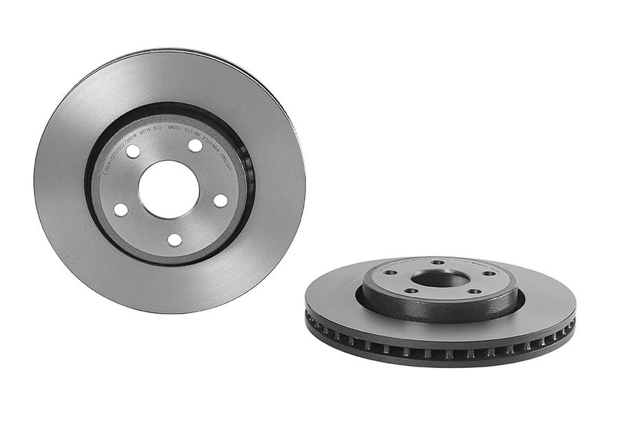 Product of Brembo 09N23411C02 Vented 1 Piece Brake Rotor 