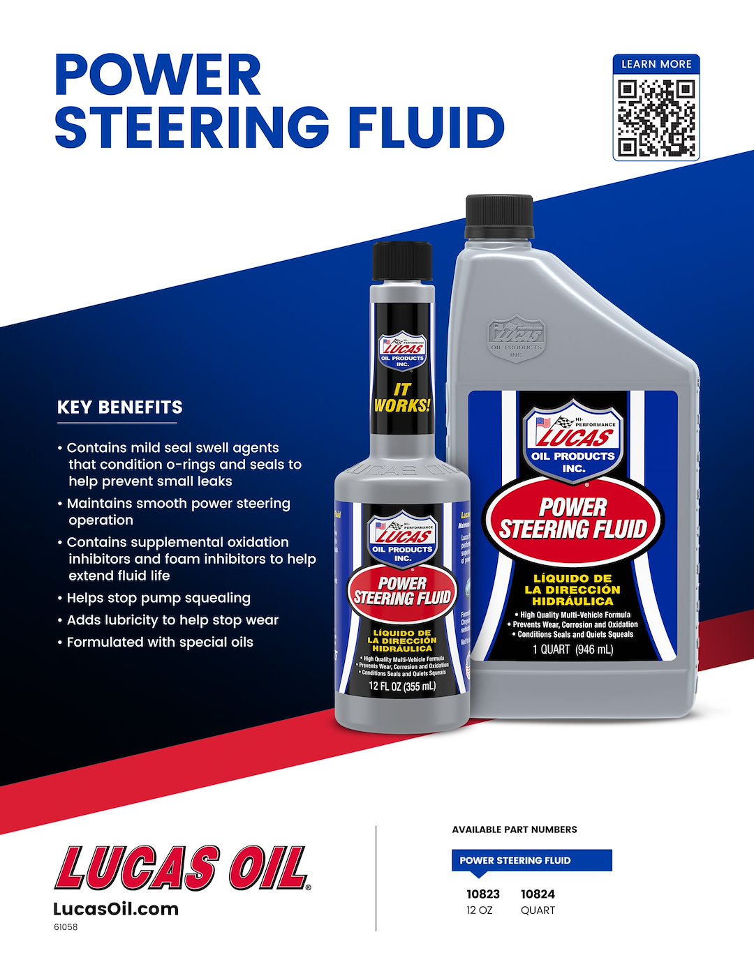Lucas Oil 10823 Power Steering Fluid||10823_2.Jpg||87||l4410823||1002446