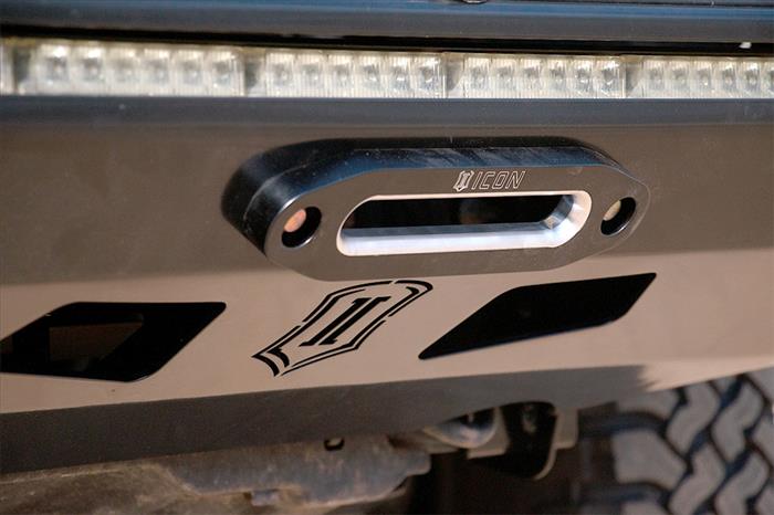 Product of Icon Vehicle Dynamics 56220 Impact Steel Powder Coated Bumper 