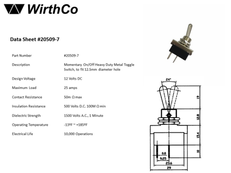 Product of Wirthco 20509 Multi Purpose Switch