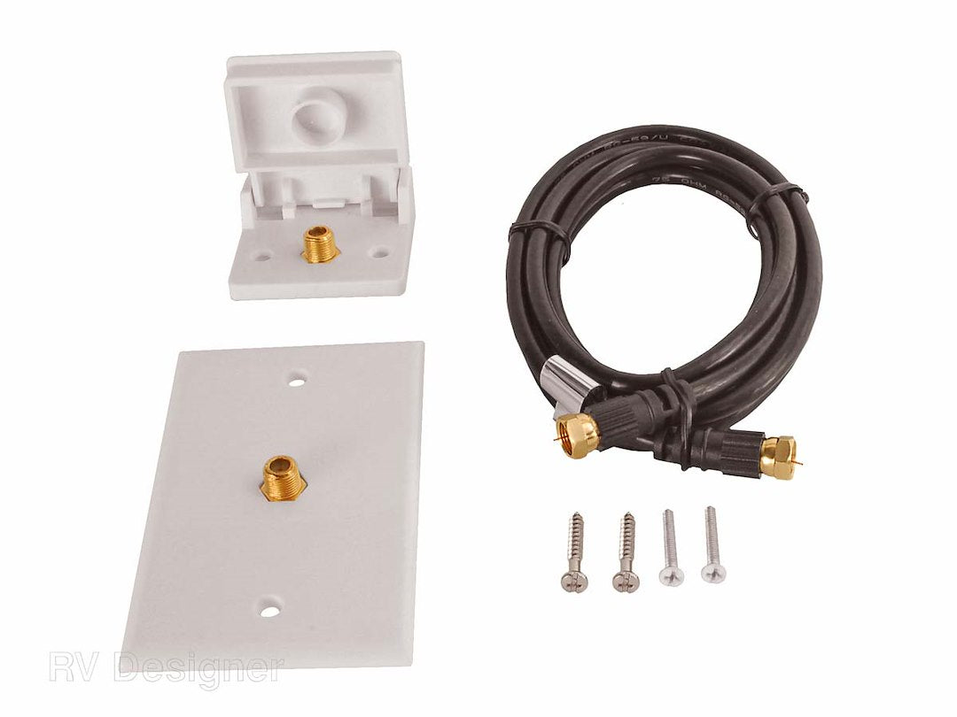 Rv Designer T201 Tv Cable Entry Plate||||85||r6rt201||1915381