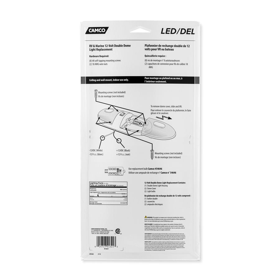 Product of Camco 41321 Dome Light - Led