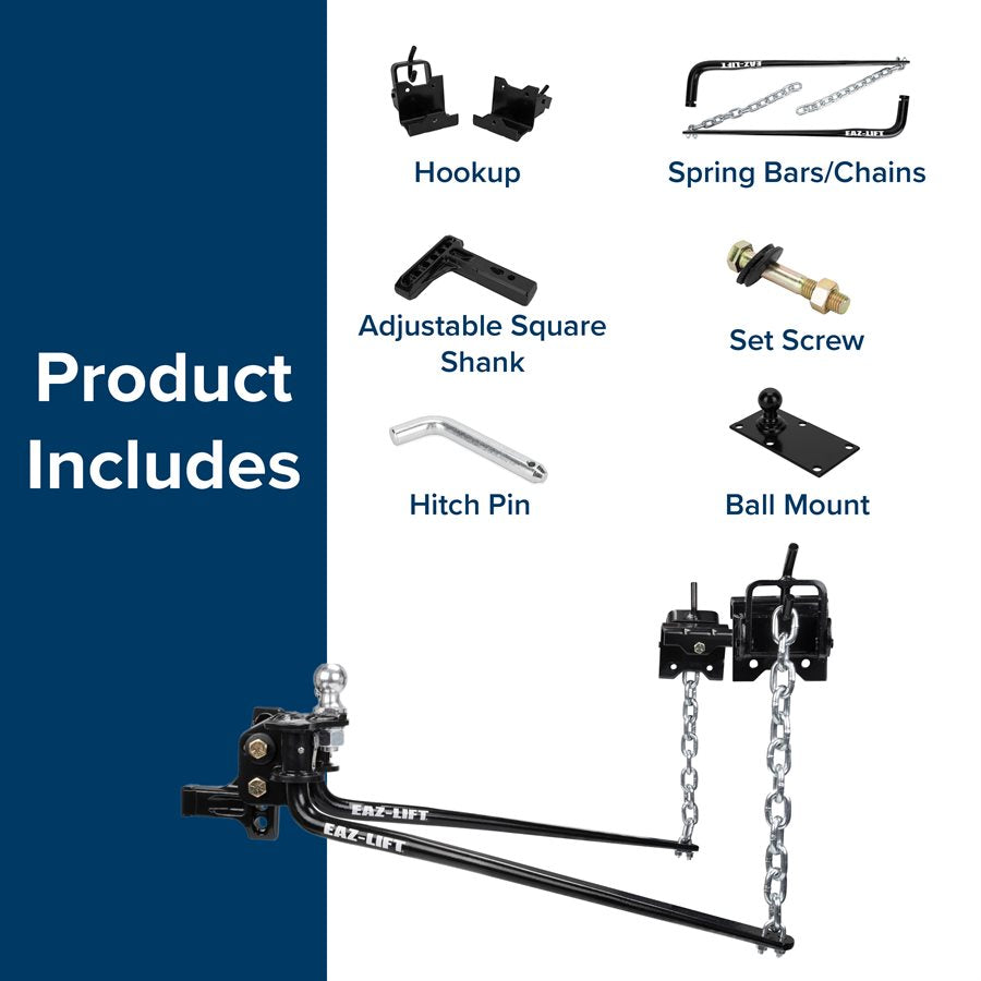 Product of Eaz Lift 48053 10000 Pound Round Bar Weight Distribution Hitch 