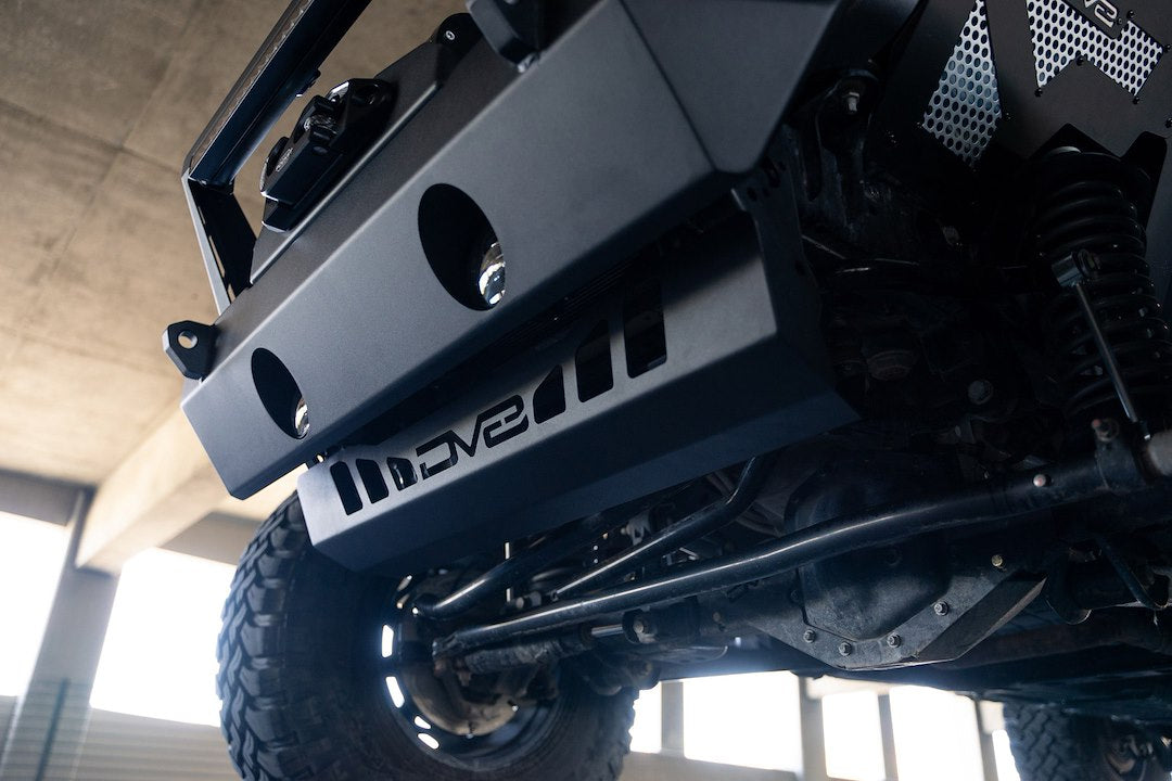 Dv8 Offroad Spjl-02 Skid Plate||2018-2023-Jeep-Jl_Jt-Sway-Bar-Disconnect-Skid-Plate_Installed-02.Jpg||95||dv8spjl02||1628992