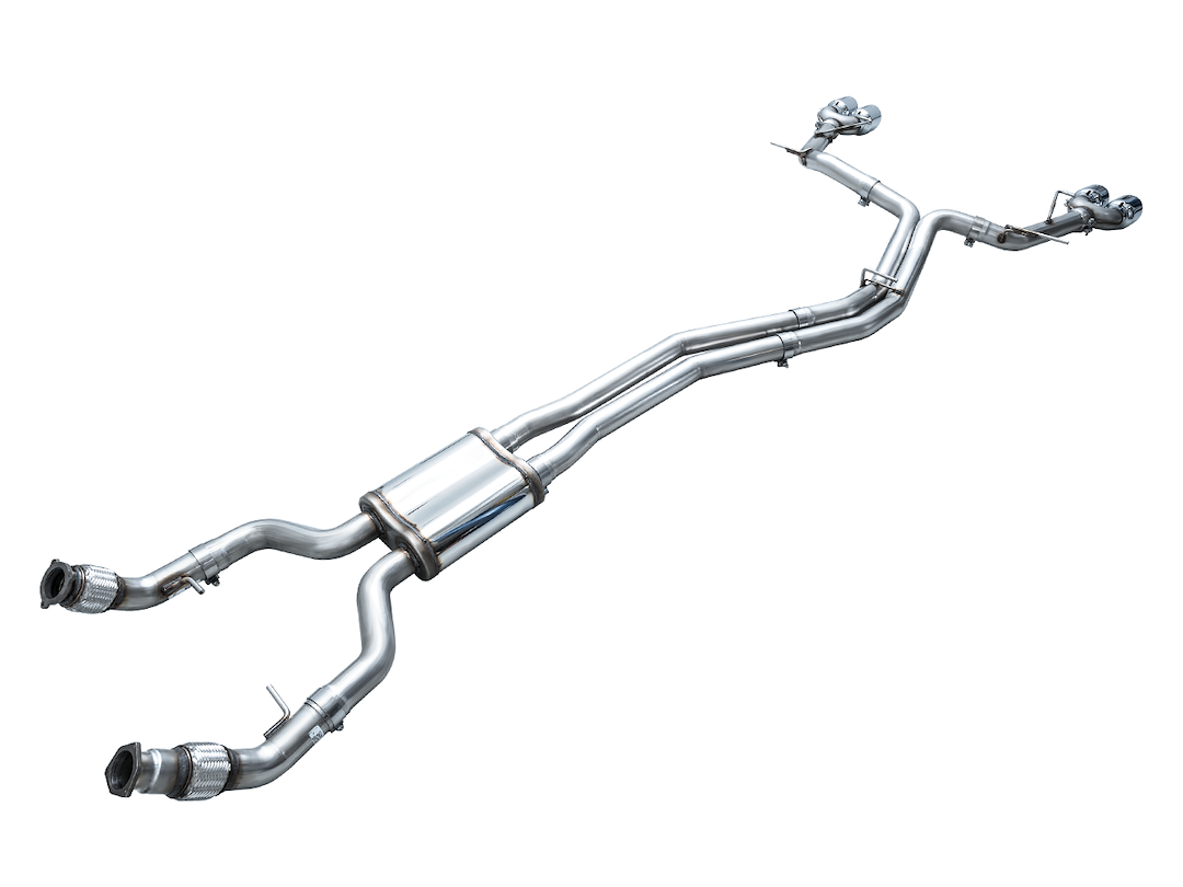 Product of AWE Tuning 3020-42101 Track Edition Cat-Back System Dual Exhaust System Kit 