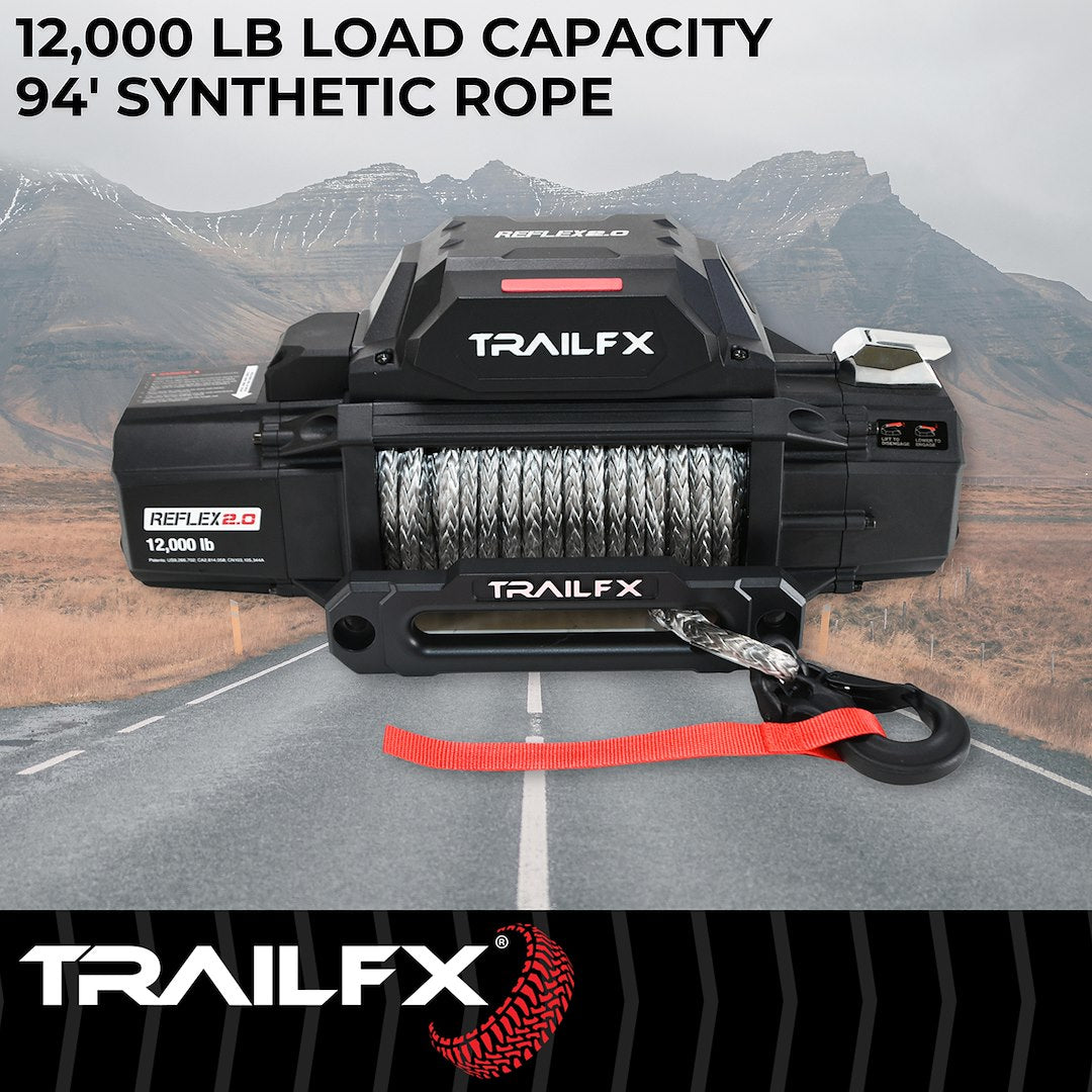 Product of TrailFX WRS212B 12000 Pound Vehicle Recovery Winch 