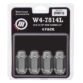 West Coast Wheel Accessories W4-7814l Lug Nut||wcww4-7814l.Jpg||85||wcww47814l||1169063