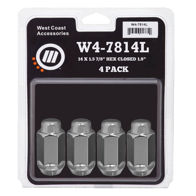 West Coast Wheel Accessories W4-7814l Lug Nut||wcww4-7814l.Jpg||85||wcww47814l||1169063