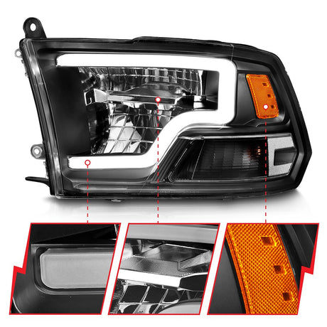 Product of ANZO USA 111539 Projector Beam Headlight Assembly - LED - Set Of 2 