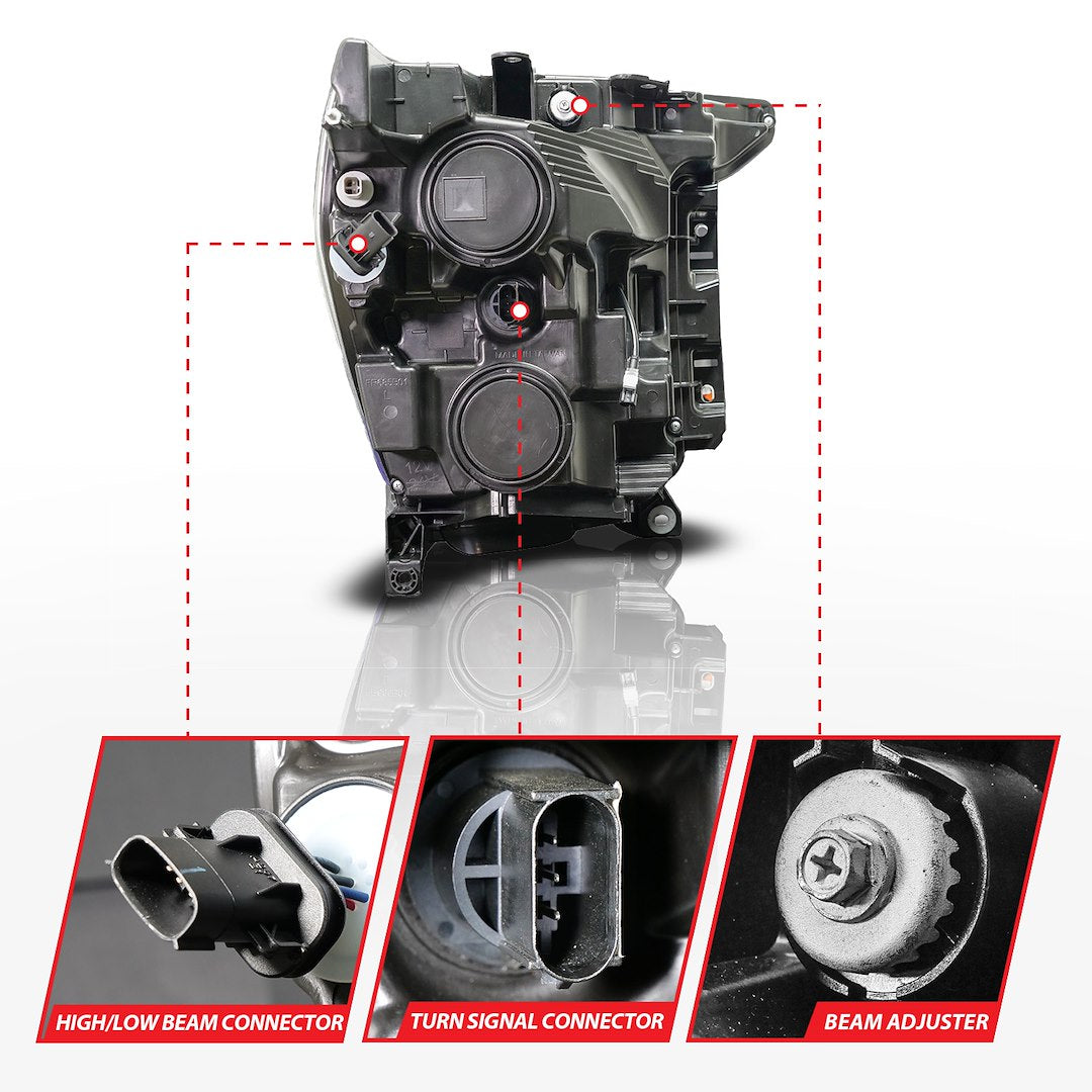 Product of Anzo Usa 111594l Headlight Assembly