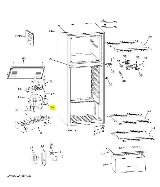 Ge Appliances Wr87x32735 Refrigerator Control Board Kit||wr87x32735_3.Jpg||88||geawr87x32735||1744260