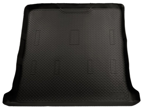 Product of Husky Liner 21401 Black TPE - Thermoplastic Elastomer To Back Of 2nd Seat, Can Mount 3rd Seat On Top of Liner Cargo Area Liner 