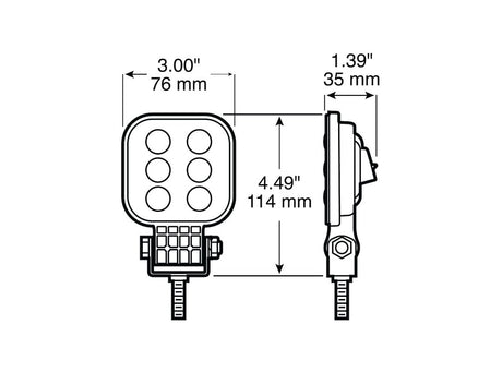 Peterson Mfg. M905-Mv Work Light||prnm905-Mv_1.Jpg||86||p6jm905mv||1729023