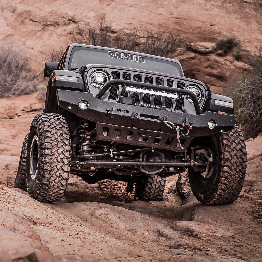 Product of Westin Automotive 59-80115 WJ2 Series Steel Textured Bumper 