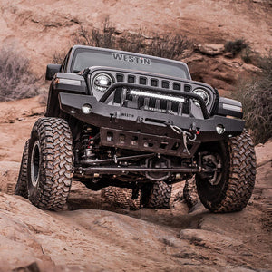 Product of Westin Automotive 59-80115 WJ2 Series Steel Textured Bumper 