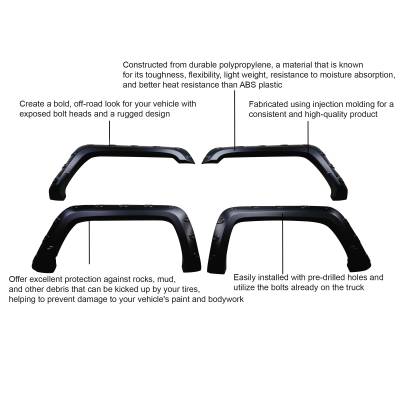 Black Horse Offroad Fpssi16 Fender Flare||fpssi16_1.Jpg||86||blkfpssi16||2238503