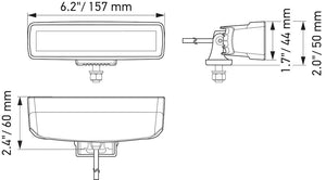 Product of Hella 358176201 Light Bar 