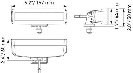 Product of Hella 358176201 Light Bar 