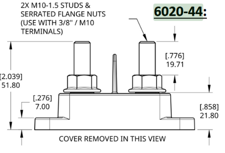 Egis 6020-44 Busbar Stud||6020-44_1.Png||86||egi602044||2249646
