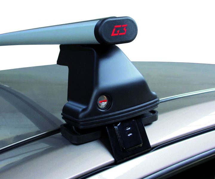 Product of G3 S.p.A. 64.150 57.84 Inch Silver Roof Rack Cross Bar - Set Of 2 