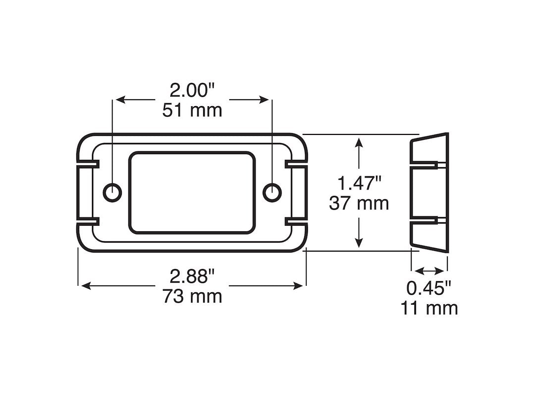 Peterson Mfg. 150-13 Side Marker Light Mounting Bracket||||86||p6j15013||1911822