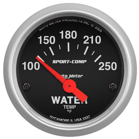 Autometer 3337 Gauge Water Temperature||3337.Jpg||85||a483337||1278929