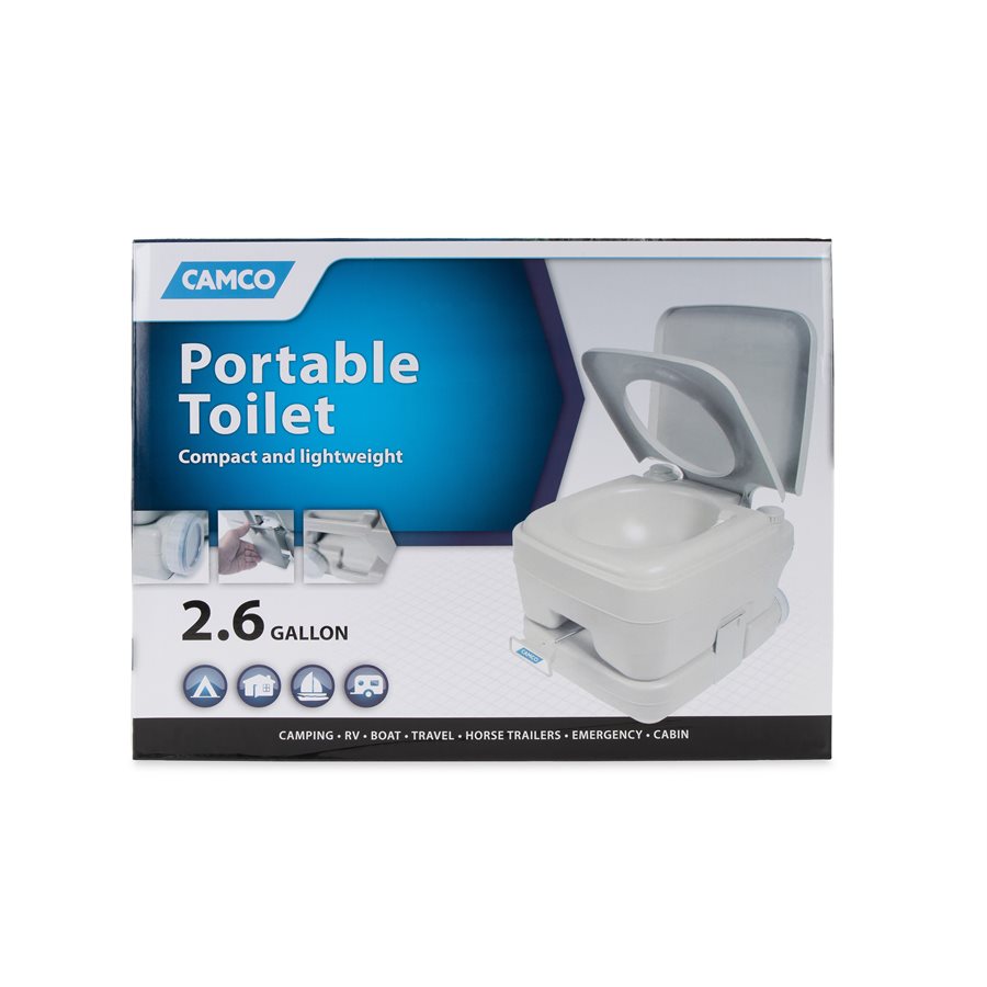 Product of Camco 41531 Portable Pull Slide Valve Flush Toilet , 12-1/2 Inch 