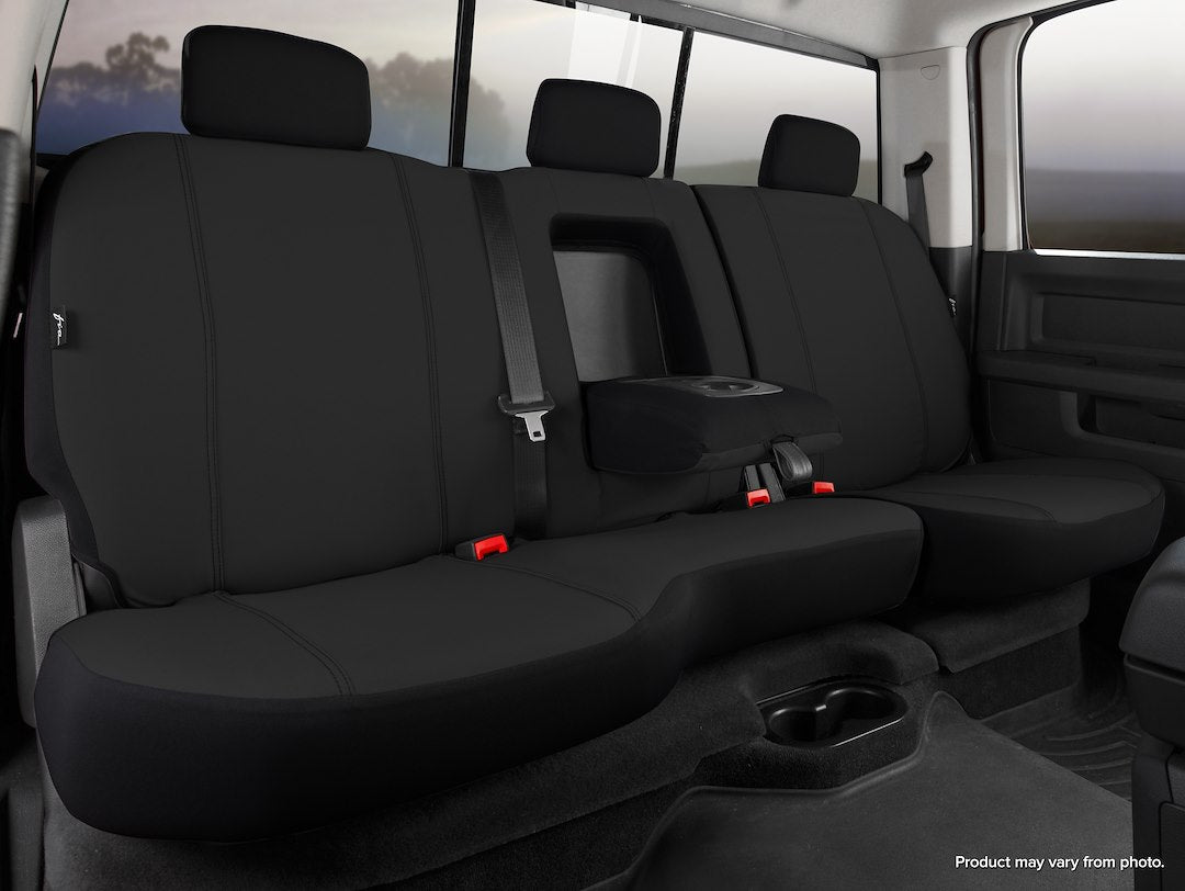 Product of Fia SP85-2 BLACK Seat Protector Black Polyester Seat Cover 