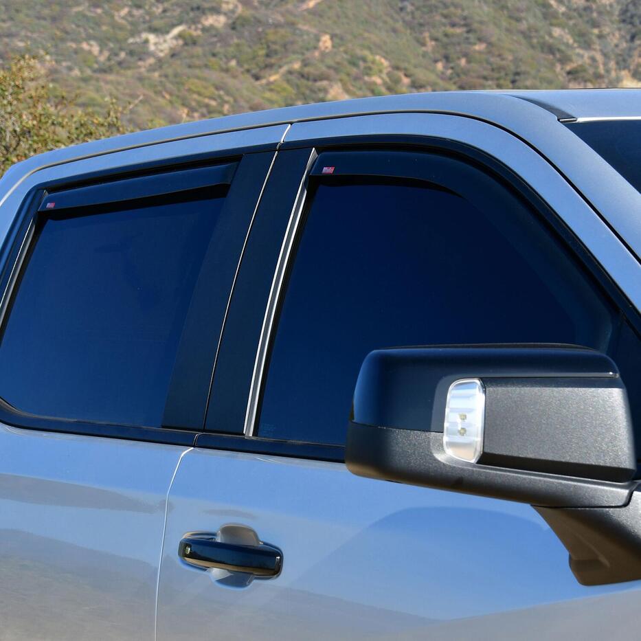 Product of Westin Automotive 72-39429 Wade Wind Deflectors - Slim Design Inside Channel Rainguard 