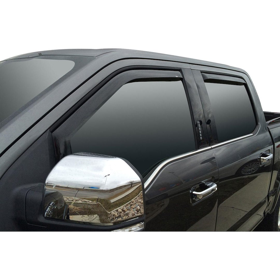Product of Westin Automotive 72-37407 Wade Wind Deflectors - In-Channel Inside Channel Rainguard 