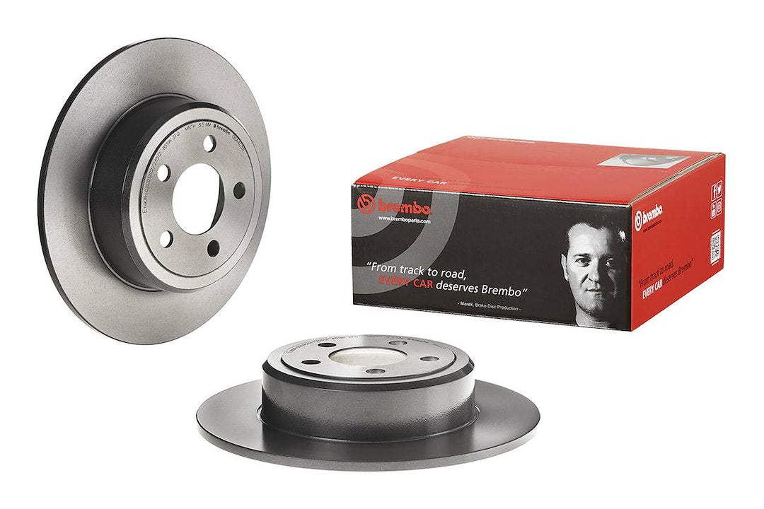 Product of Brembo 08A40311C02 Solid 1 Piece Brake Rotor 