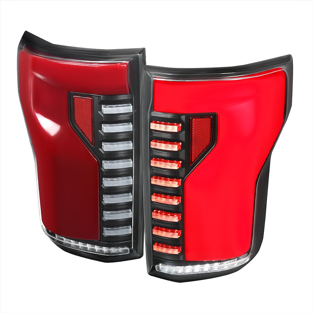 Product of Spec-D Tuning LT-F15015JRLED-SQ-RS Tail Light Assembly 