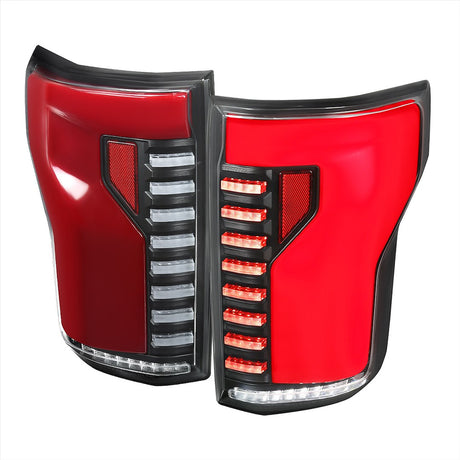 Product of Spec-D Tuning LT-F15015JRLED-SQ-RS Tail Light Assembly 