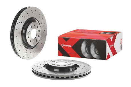 Product of Brembo 09C3061XC02 Xtra Vented Cross Drilled 1 Piece Brake Rotor 