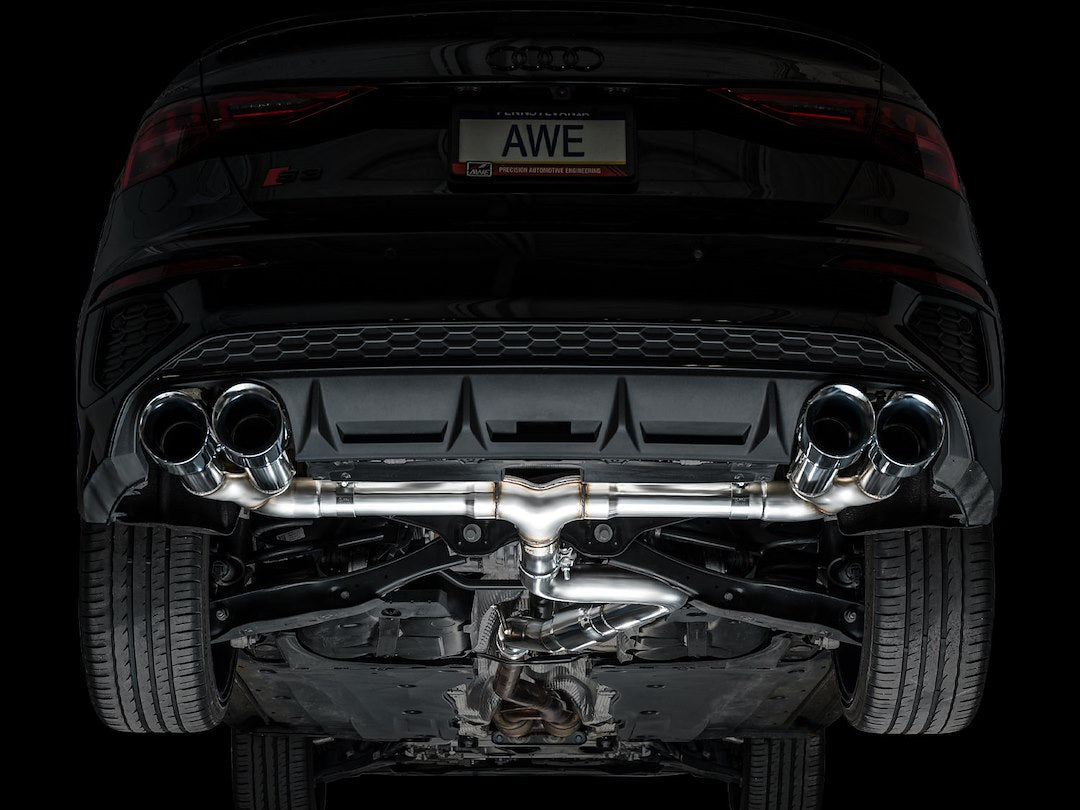 Product of AWE Tuning 3020-42897 Track Edition Cat-Back System Exhaust System Kit 