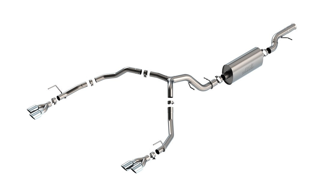 Product of Borla 140858 Touring Cat Back System Dual Exhaust System Kit 
