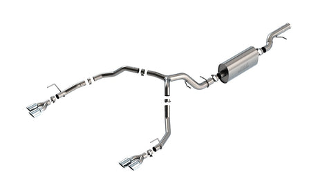 Product of Borla 140858 Touring Cat Back System Dual Exhaust System Kit 
