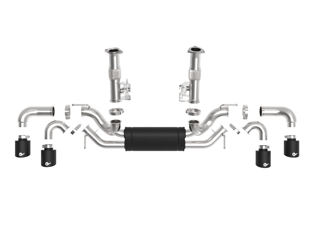 Product of Advanced FLOW Engineering 49-34127-B Mach Force XP Cat Back System Dual Exhaust System Kit 