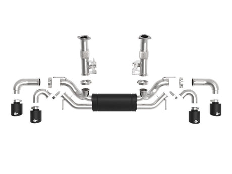 Product of Advanced FLOW Engineering 49-34127-B Mach Force XP Cat Back System Dual Exhaust System Kit 