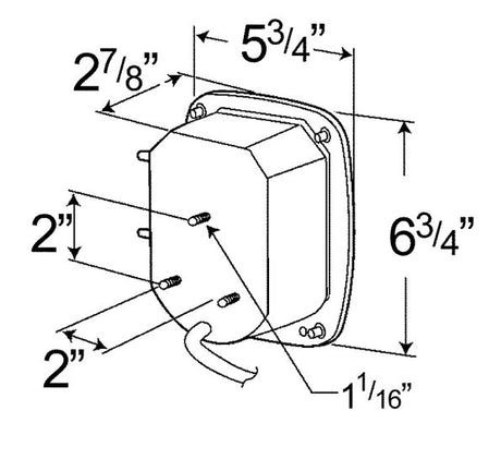 Product of Grote Industries G5092-5 Hi Count ® Tail Light Assembly 
