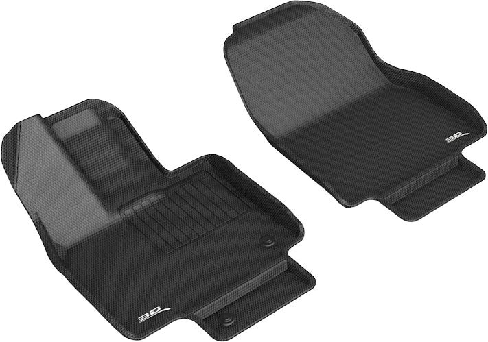 Product of 3D Mats KAGU L1TY28001509 Black Thermoplastic Rubber Of Carbon Fiber Texture Floor Liner 