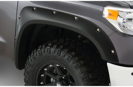Product of Bushwacker 30039-02 Pocket Style/ Exposed Fasteners Black Fender Flare - Set Of 2 