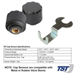 Truck System Technology (Tst) Tst-507-Rv-S2 Tire Pressure Monitoring System - Tpms Sensor||tst-507-Rv-S2-Web Images-2.Jpg||86||tsttst507rvs2||1110976
