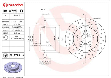 Brembo 08a7251xc02 Brake Rotor||08a7251xc02.Jpg||85||brm8a7251xc02||1684432