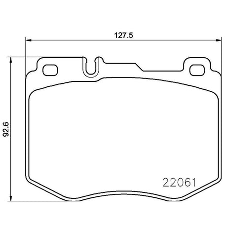 Product of Brembo P50120 Brake Pad - Set Of 4 