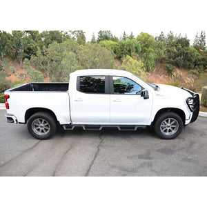 Product of Westin Automotive 56-534685 Black Powder Coated Square Nerf Bar - Truck Wheel To Wheel 