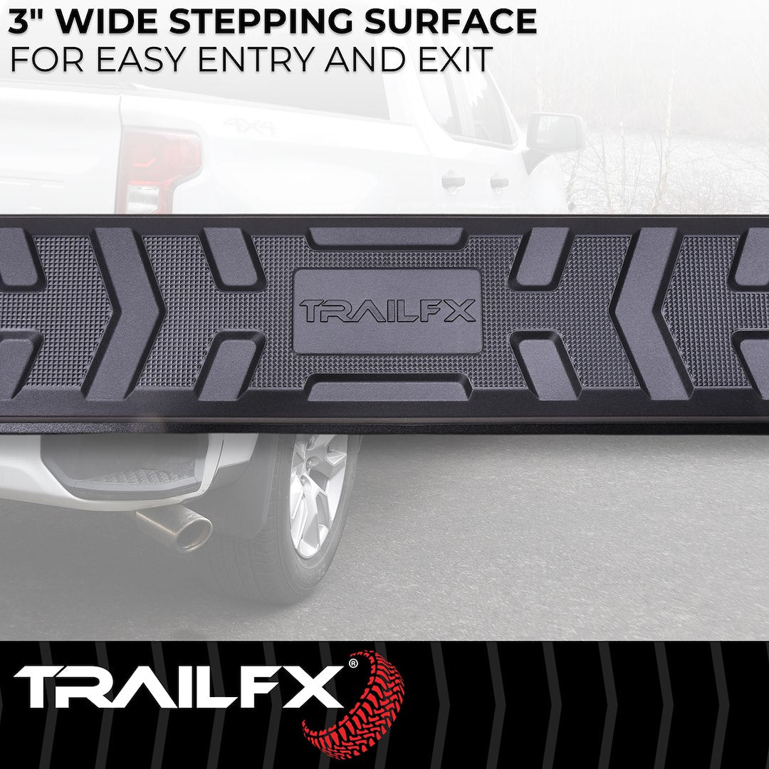 Product of TrailFX AL4022B TrailFX A4 Series Nerf Bar With Surface Steps 