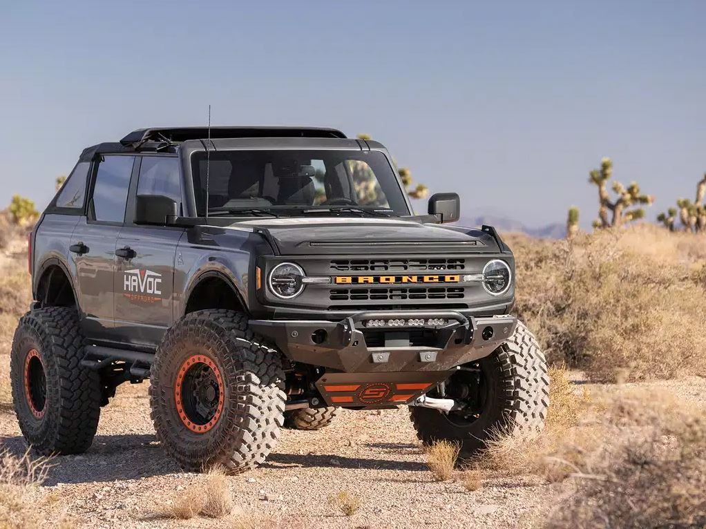 Product of Havoc Offroad HFB-02-001 Bender Steel Textured Powder Coated Bumper 