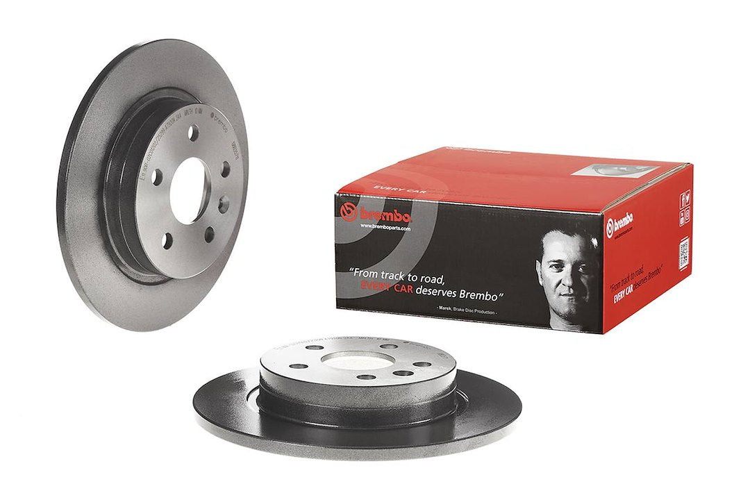 Product of Brembo 08B35711C02 Solid 1 Piece Brake Rotor 
